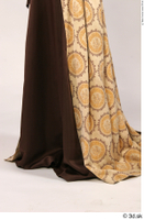 Photos Medieval Civilian in dress 3 brown dress lower body medieval clothing 0013.jpg